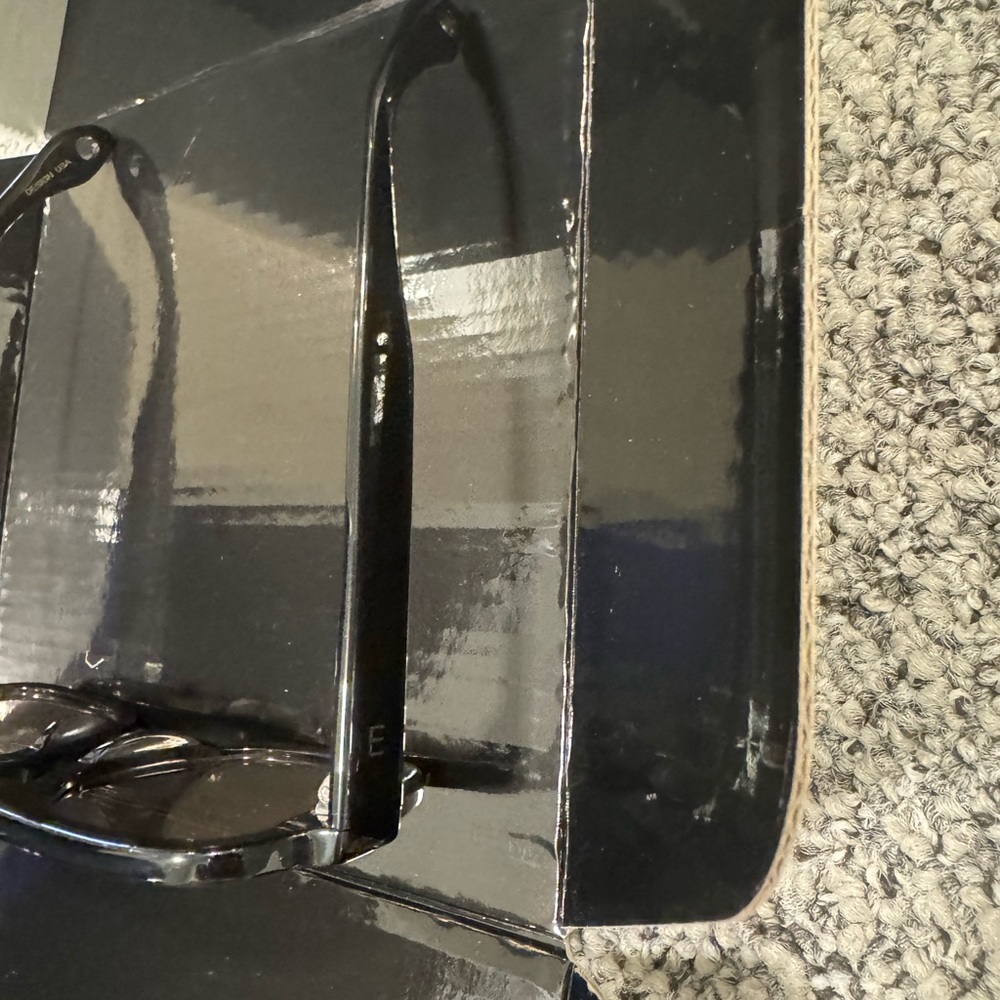 Black Rectangular Sunglasses NWT - image 3